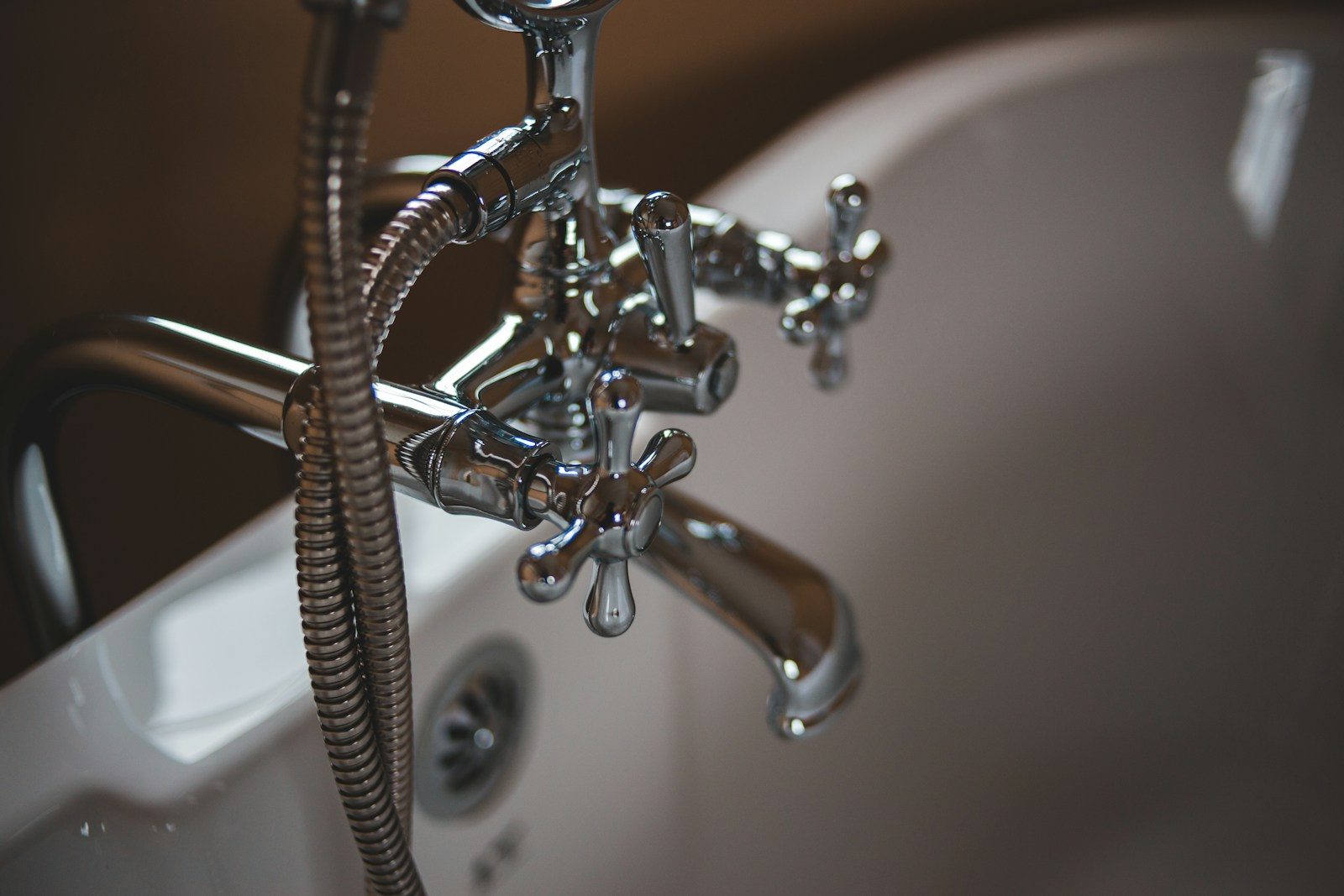 Plumber repairing a water heater